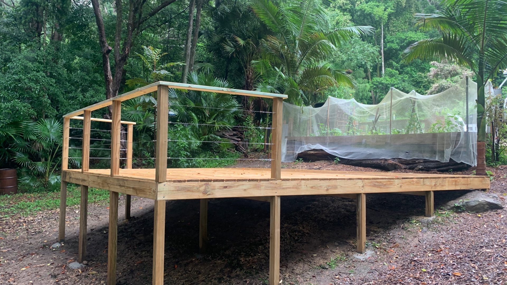 Treated Pine Deck and Balustrade